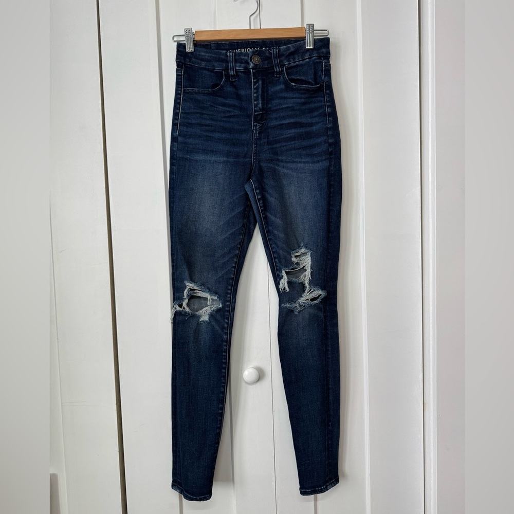 American Eagle Next Level Curvy High Wasited Jegging, Size 4